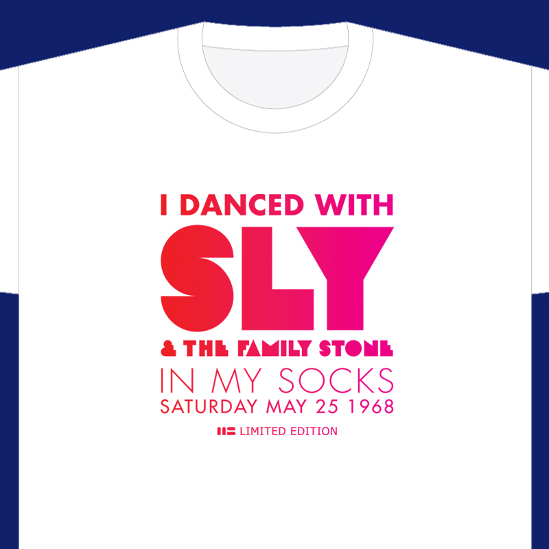 Mark Smollin's Sly Stone Commemorative Tshirt Design