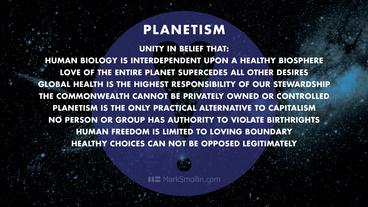 Unity In The Beliefs Of Planetism