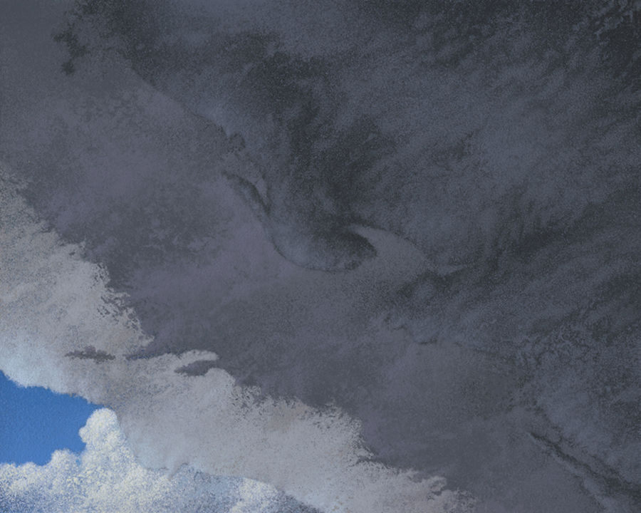 PTERODACTYL – original acrylic skyscape by mark smollin