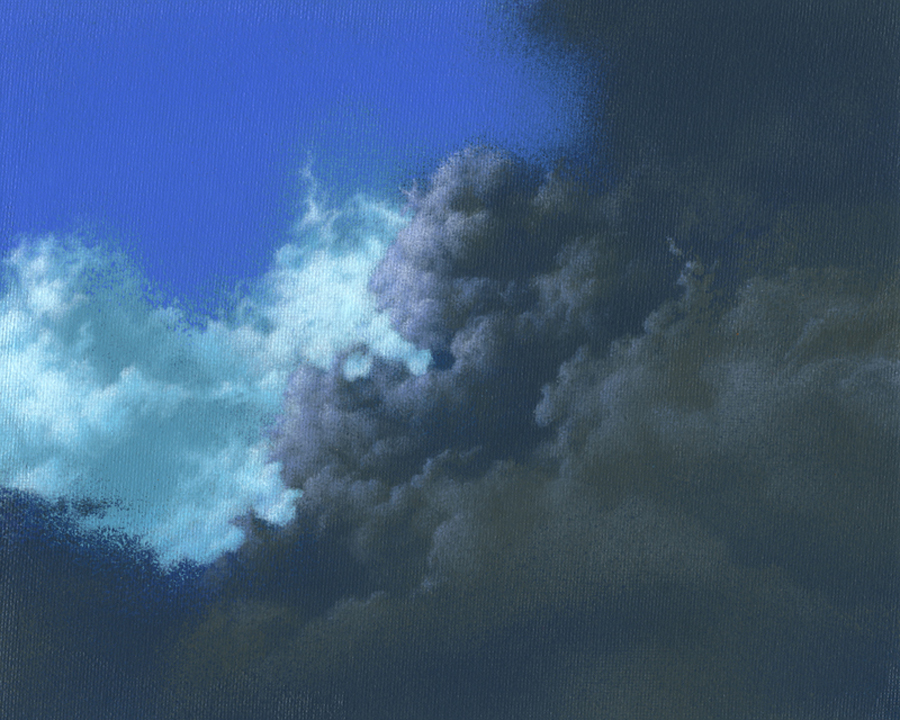 HOPE – original acrylic skyscape by mark smollin