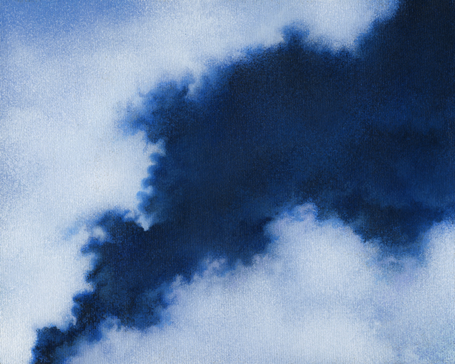 EITHER WAY – original acrylic skyscape by mark smollin