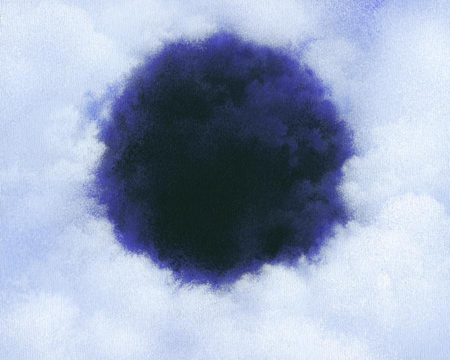 OH – original acrylic skyscape by mark smollin