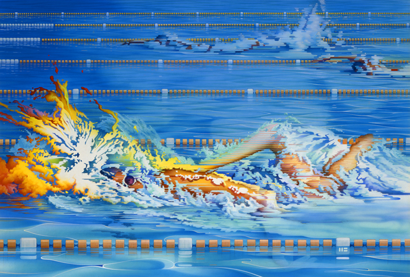 FREESTYLE – Fine Art Giclée Print from the Sports Series by Mark Smollin